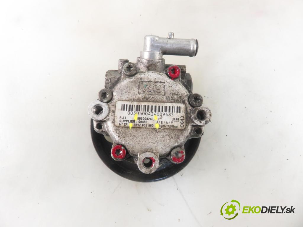 ALFA ROMEO 159 (939_) SEDAN 2007 110,00 1.9 JTDM 16V - 939 A2.000 1910,00 Pumpa servočerpadlo 505004240 ; 7617955560 (Servočerpadlá, pumpy riadenia)