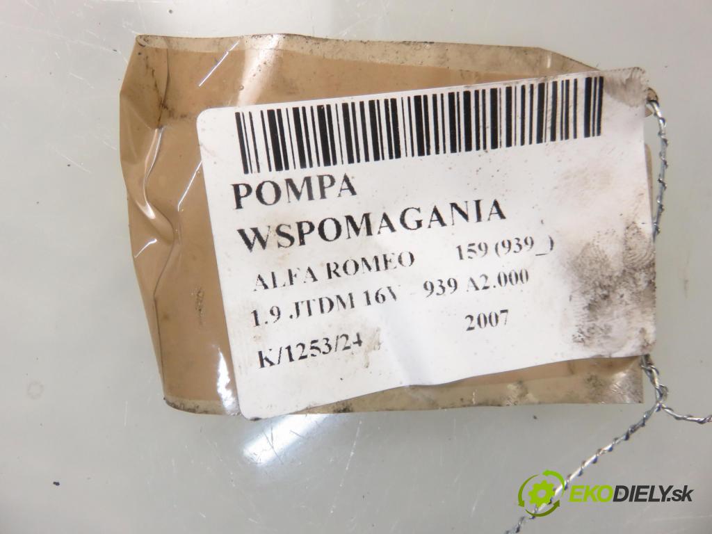 ALFA ROMEO 159 (939_) SEDAN 2007 110,00 1.9 JTDM 16V - 939 A2.000 1910,00 Pumpa servočerpadlo 505004240 ; 7617955560 (Servočerpadlá, pumpy riadenia)