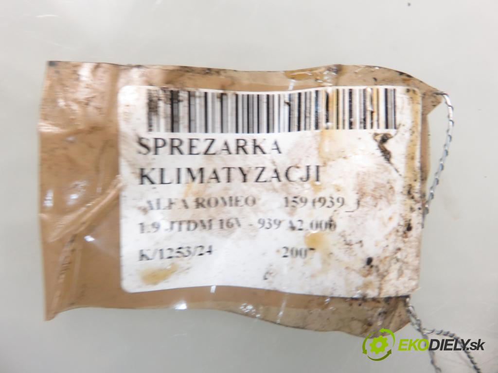 ALFA ROMEO 159 (939_) SEDAN 2007 110,00 1.9 JTDM 16V - 939 A2.000 1910,00 KOMPRESOR: klimatizace 50510966 (Kompresory)
