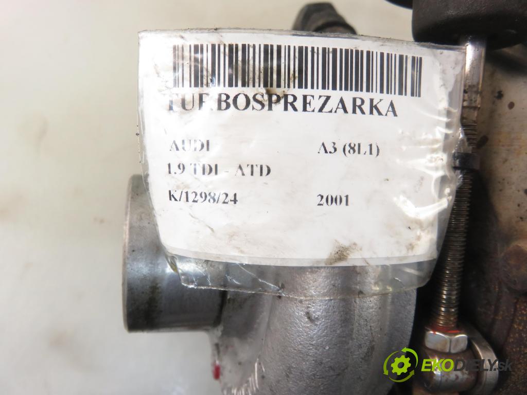 AUDI A3 (8L1) HB 2001 74,00 1.9 TDI - ATD 1896,00 RYCHLONABÍJEČKA: 038253016N (Turbodúchadla (kompletní))