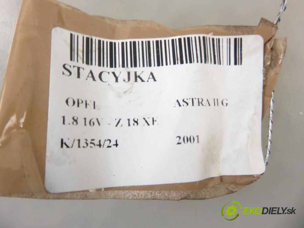 OPEL ASTRA G liftback (T98) HB 2001 92,00 1.8 16V - Z 18 XE 1796,00 spinačka 24445098 ; 90589313 ; 90589389 (Spínacie skrinky a kľúče)