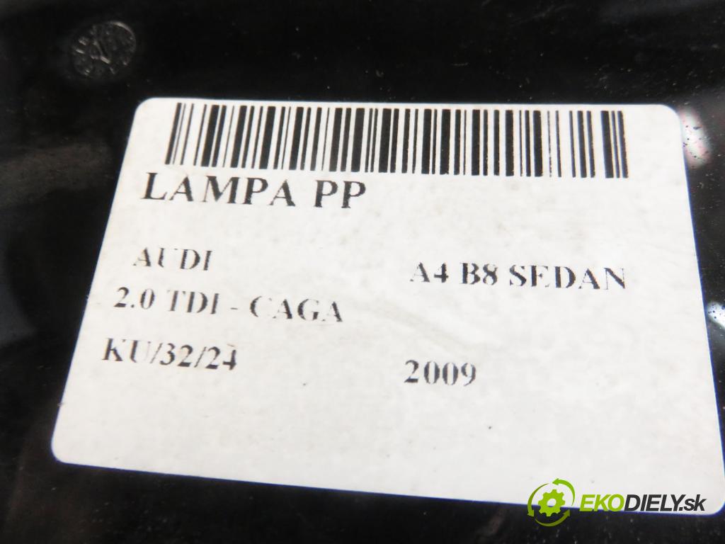 AUDI A4 (8K2, B8) SEDAN 2009 105,00 2.0 TDI - CAGA 1968,00 Svetlo PP 8K0941004C