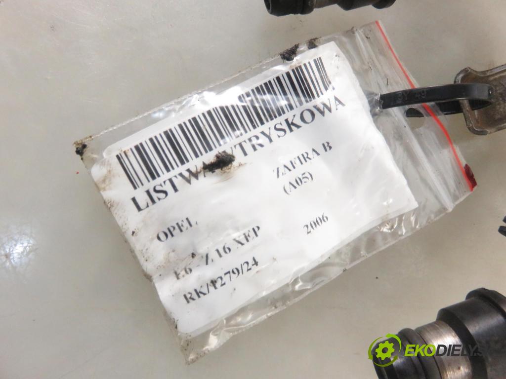 OPEL ZAFIRA B (A05) MINIVAN 2006 77,00 1.6 105 - Z 16 XEP 1598,00 Lišta vstrekovacia 25343299 (Vstrekovacie lišty)