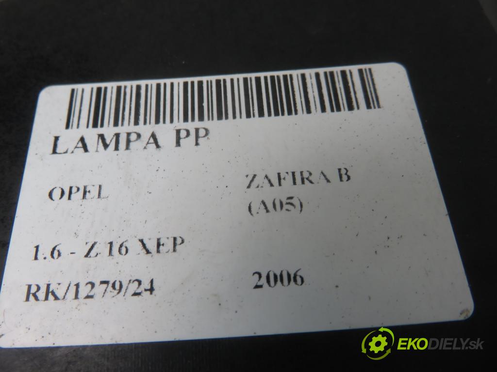 OPEL ZAFIRA B (A05) MINIVAN 2006 77,00 1.6 105 - Z 16 XEP 1598,00 Svetlo PP 24451045