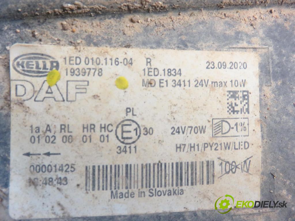 DAF CF CIĄGNIK SIODŁOWY 2018 355,00 FT 480 MX-13 355 H2 12902,00 Svetlo PP 1939778