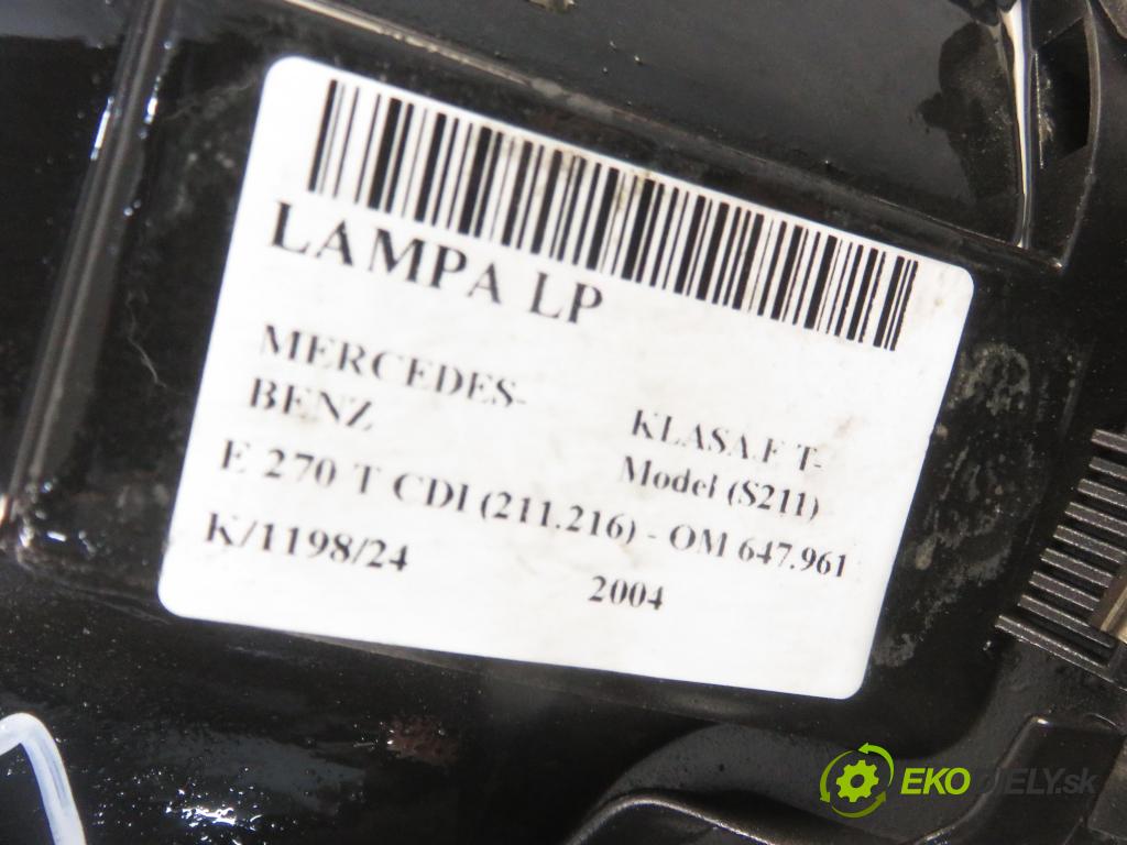 MERCEDES-BENZ KLASA E T-Model (S211) KOMBI 2004 130,00 E 270 T CDI 177 - OM 647.961 2685,00 Svetlo LP
