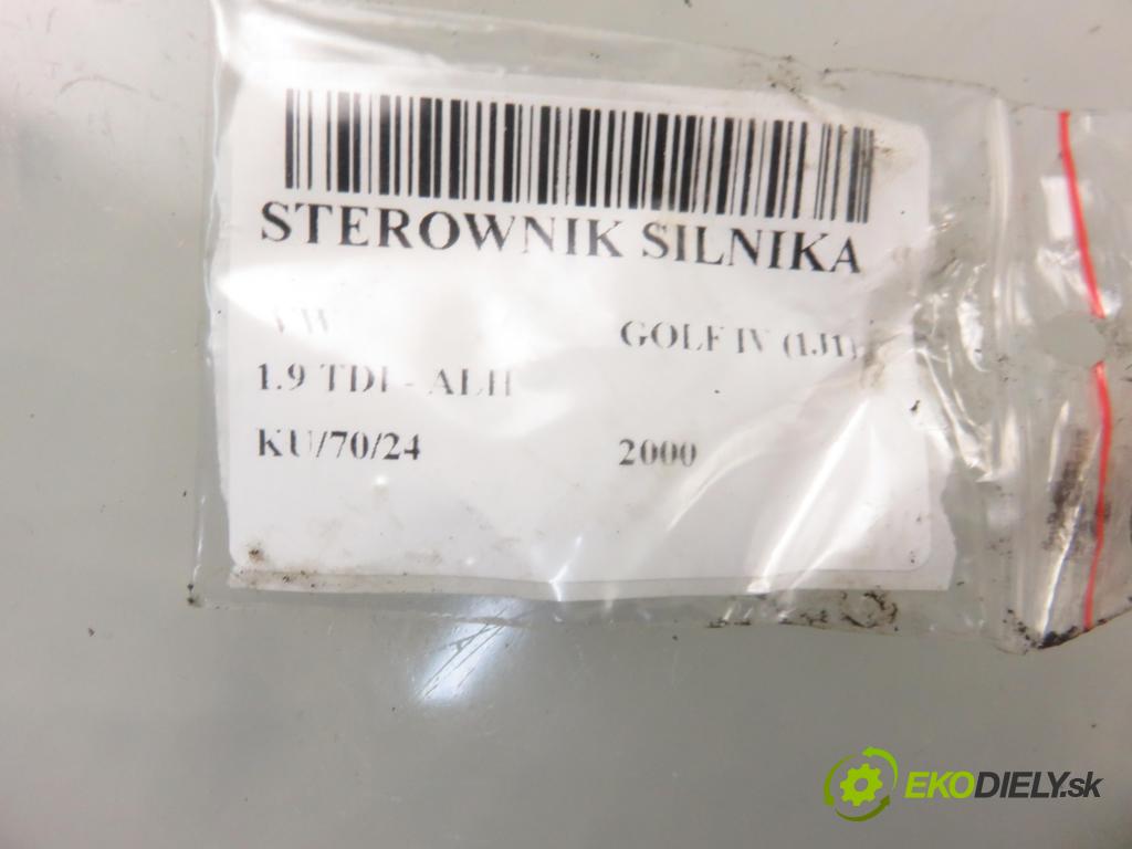 VW GOLF IV (1J1) HB 2000 66,00 1.9 TDI 90 - ALH 1896,00 řídící jednotka motora 038906012M ; 0281001979