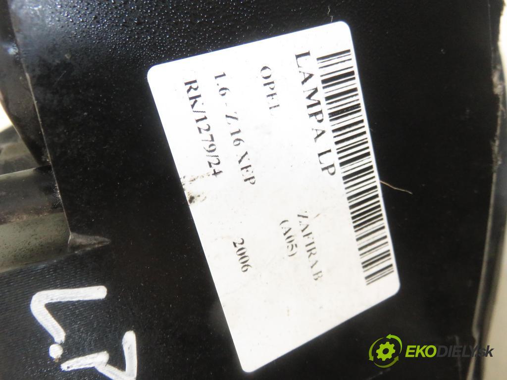 OPEL ZAFIRA B (A05) MINIVAN 2006 77,00 1.6 105 - Z 16 XEP 1598,00 Svetlo LP 13252470