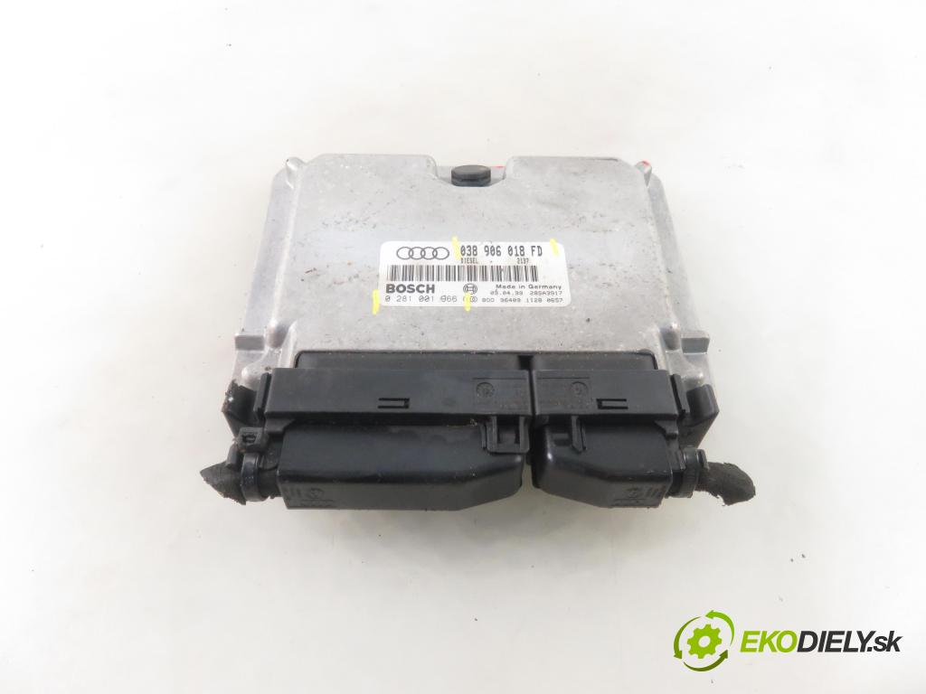 AUDI A4 (8D2, B5) SEDAN 1999 81,00 1.9 TDI 110 - AFN 1896,00 Riadiaca jednotka Motor 038906018FD ; 0281001966