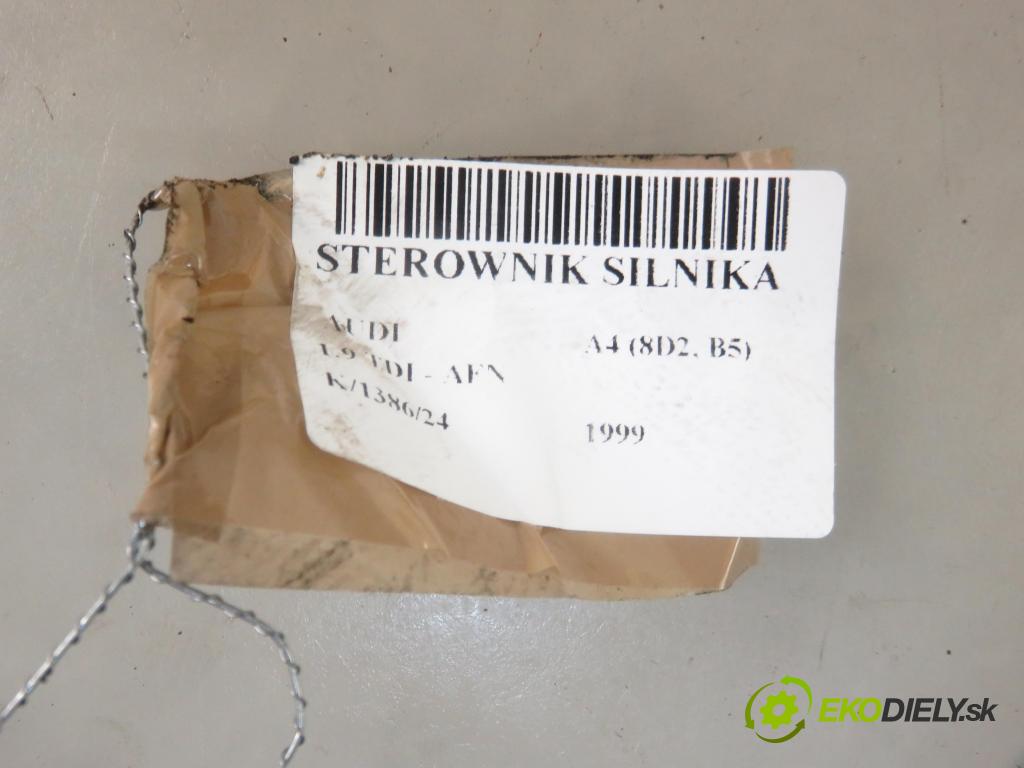 AUDI A4 (8D2, B5) SEDAN 1999 81,00 1.9 TDI 110 - AFN 1896,00 Riadiaca jednotka Motor 038906018FD ; 0281001966