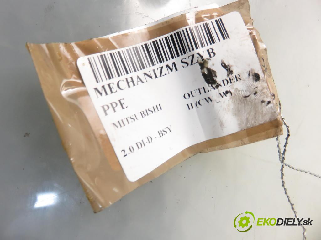 MITSUBISHI OUTLANDER II (CW_W) SUV 2007 103,00 2.0 DI-D 140 - BSY (Volkswagen Group) 1968,00 mechanismus oken PPE
