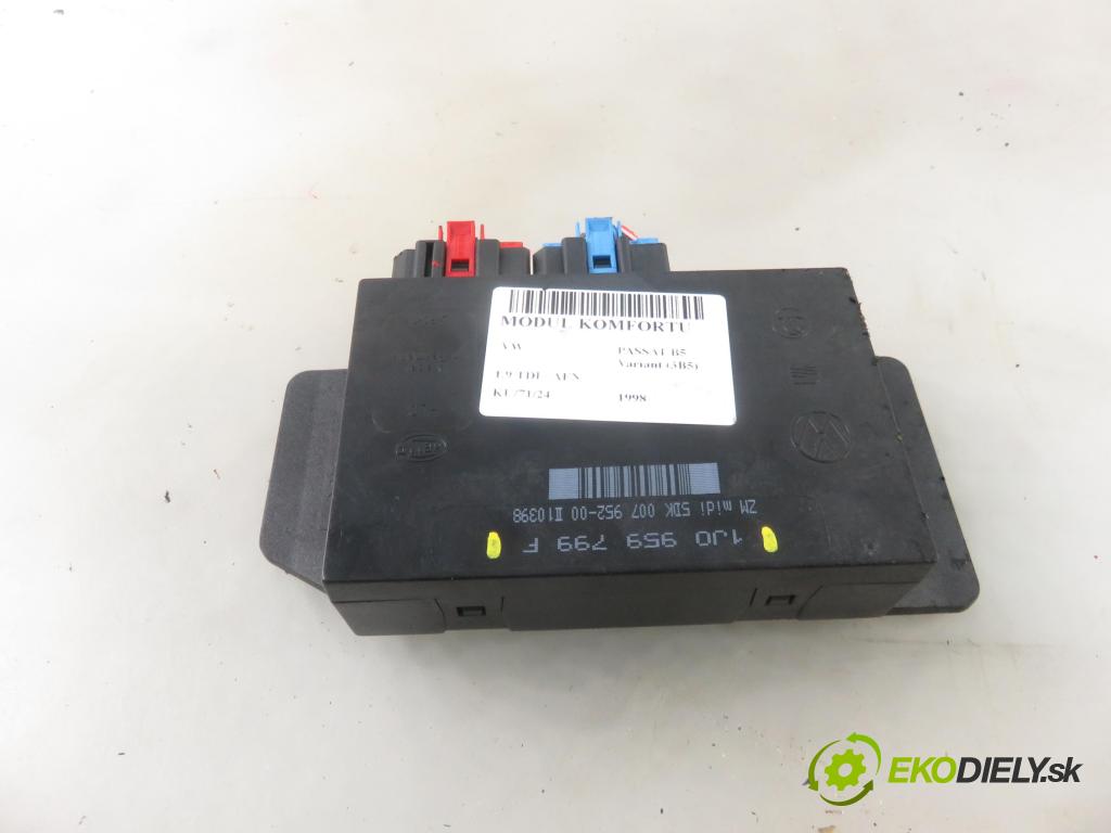VW PASSAT B5 Variant (3B5) KOMBI 1998 81,00 1.9 TDI 110 - AFN 1896,00 MODUL komfortu 1J0959799F