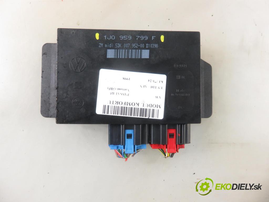 VW PASSAT B5 Variant (3B5) KOMBI 1998 81,00 1.9 TDI 110 - AFN 1896,00 MODUL komfortu 1J0959799F
