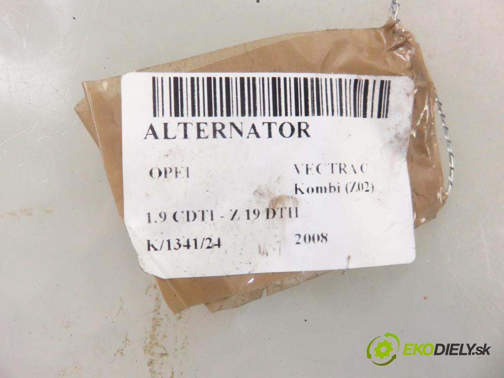 OPEL VECTRA C Kombi (Z02) KOMBI 2008 110,00 1.9 CDTI - Z 19 DTH 1910,00 Alternátor A0215 (Alternátory)