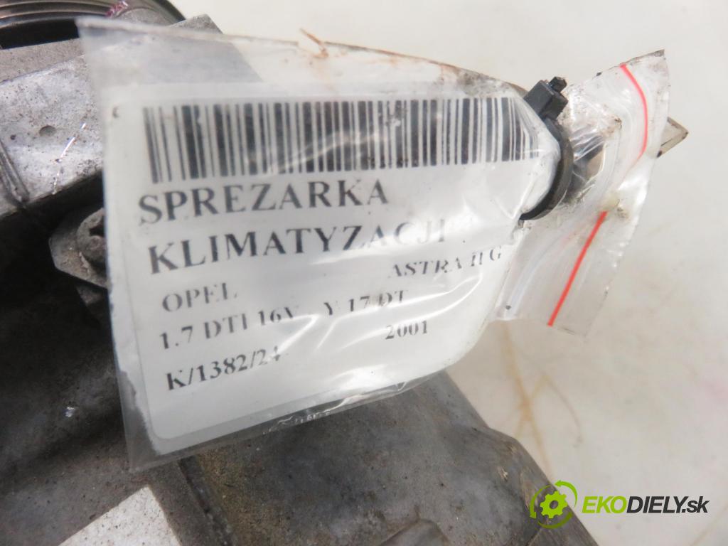 OPEL ASTRA G liftback (T98) HB 2001 55,00 1.7 DTI 16V - Y 17 DT 1686,00 KOMPRESOR: klimatizace 24422013 (Kompresory)