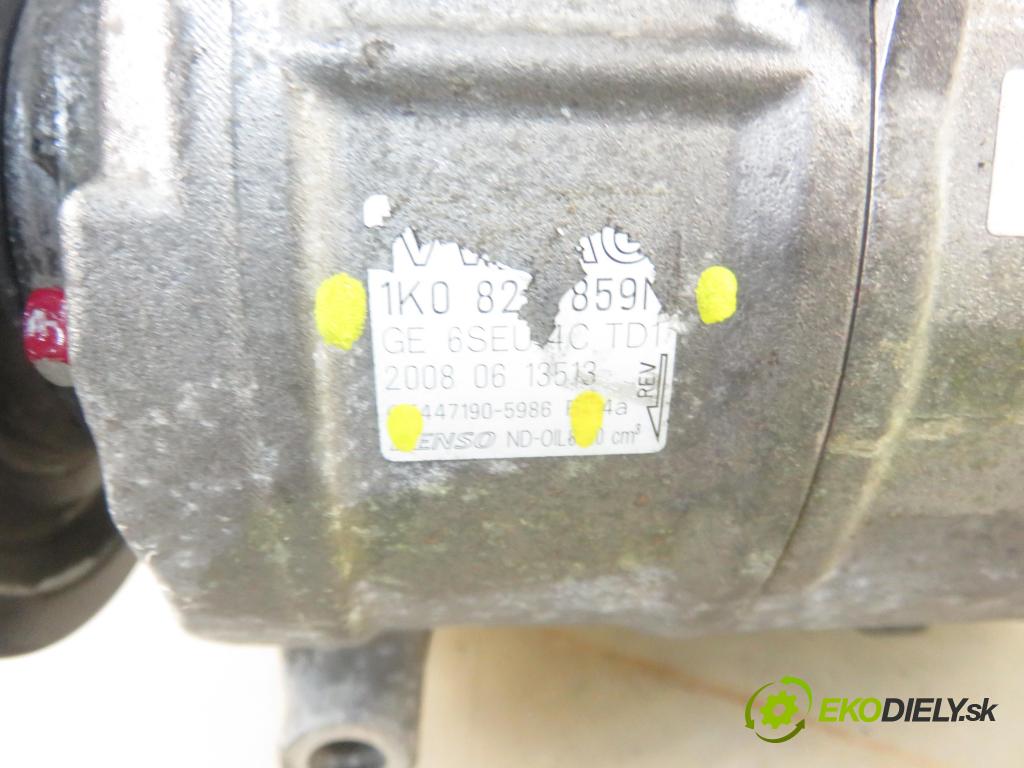 SEAT LEON (1P1) HB 2008 63,00 1.4 16V - BXW 1390,00 KOMPRESOR: klimatizace 4471905986 ; 1K0820859N (Kompresory)