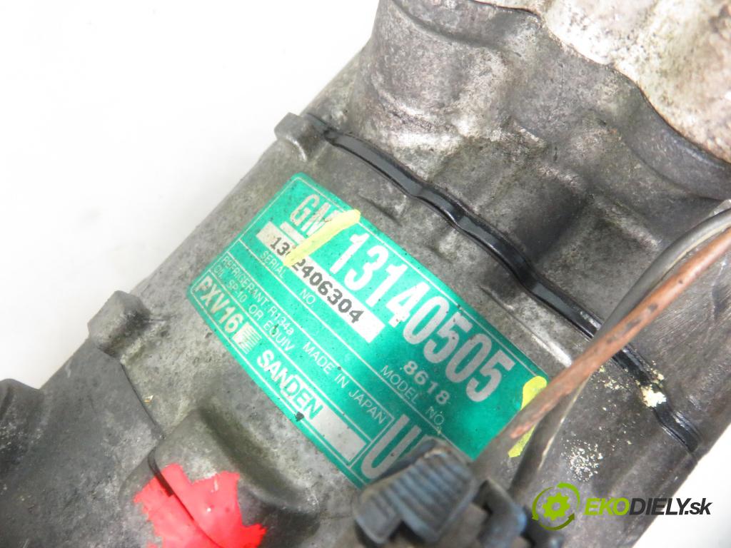 OPEL VECTRA C (Z02) SEDAN 2003 74,00 2.0 DTI 16V 101 - Y 20 DTH 1995,00 KOMPRESOR: klimatizácie 13140505 (Kompresory klimatizácie)