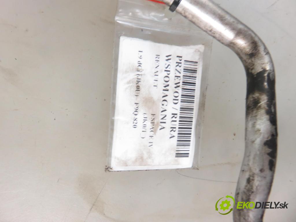 RENAULT ESPACE IV (JK0/1_) MINIVAN 2006 85,00 1.9 dCi 116 - F9Q 820 1870,00 rúrka / Rúra servočerpadlo 8200276122
