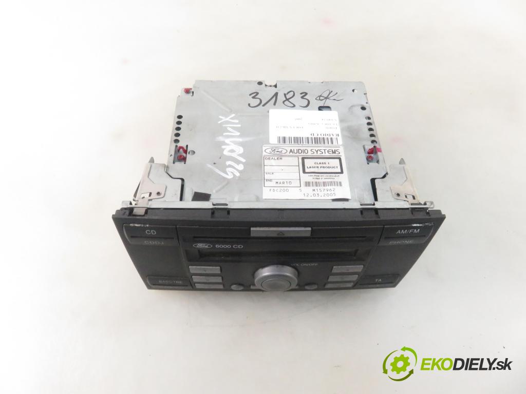 FORD FOCUS II (DA_, HCP) HB 2005 80,00 1.6 TDCi 109 - G8DA 1560,00 RADIO CD 4M5T18C815AD