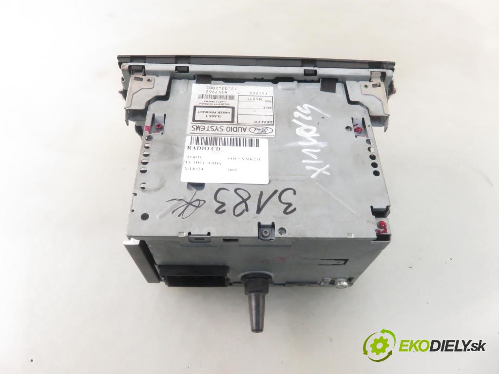 FORD FOCUS II (DA_, HCP) HB 2005 80,00 1.6 TDCi 109 - G8DA 1560,00 RADIO CD 4M5T18C815AD