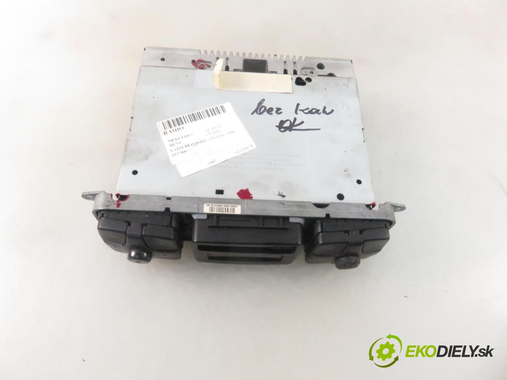 MERCEDES-BENZ KLASA S (W220) SEDAN 2001 145,00 S 320 CDI 197 - OM 613.960 3222,00 RADIO Modul 2208200686