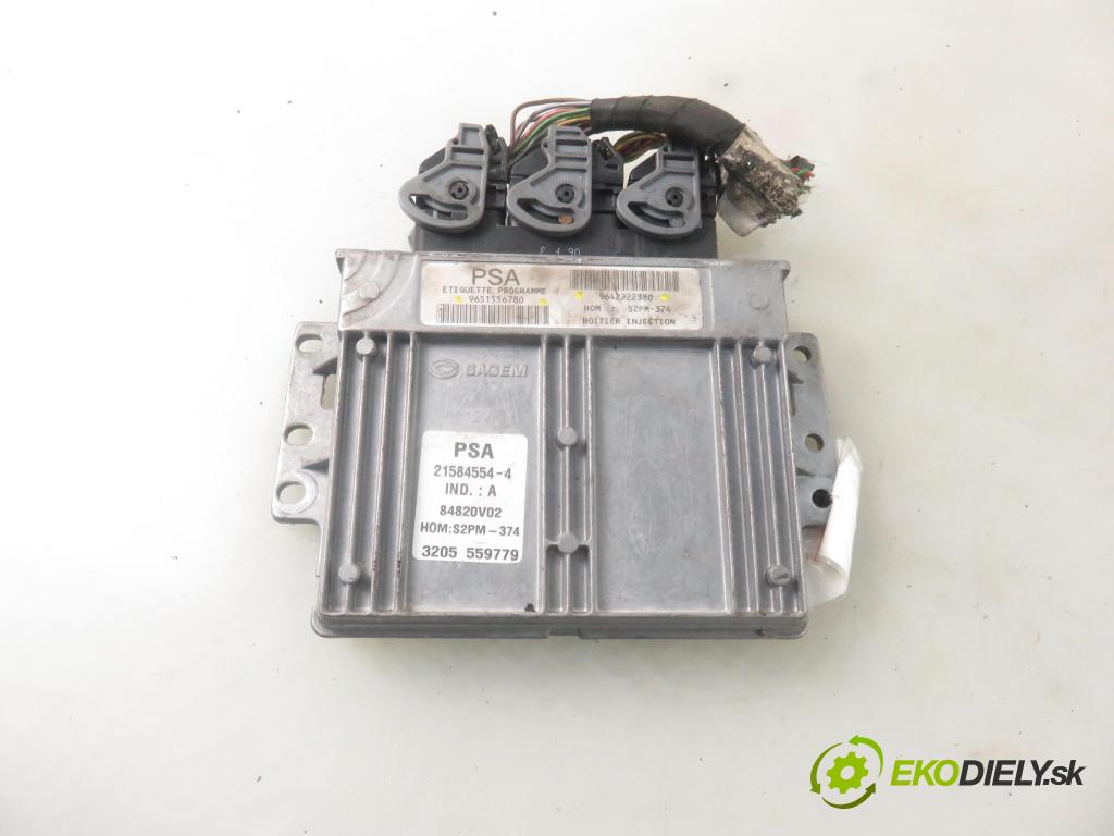 CITROEN C2 (JM_) HB 2001 50,00 1.4 - KFV (TU3JP) 1360,00 řídící jednotka motora 964222380 ; 9651556780