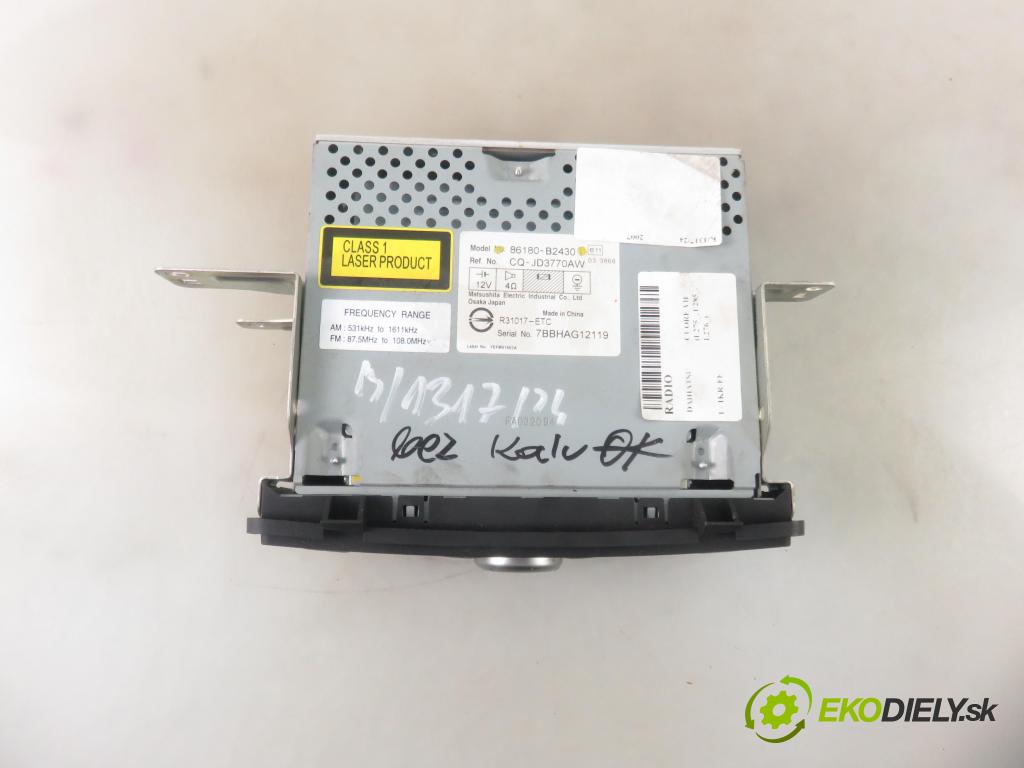 DAIHATSU CUORE VII (L275_, L285_, L276_) HB 2007 51,00 1 - 1KR-FE 998,00 RADIO CD 86180B2430