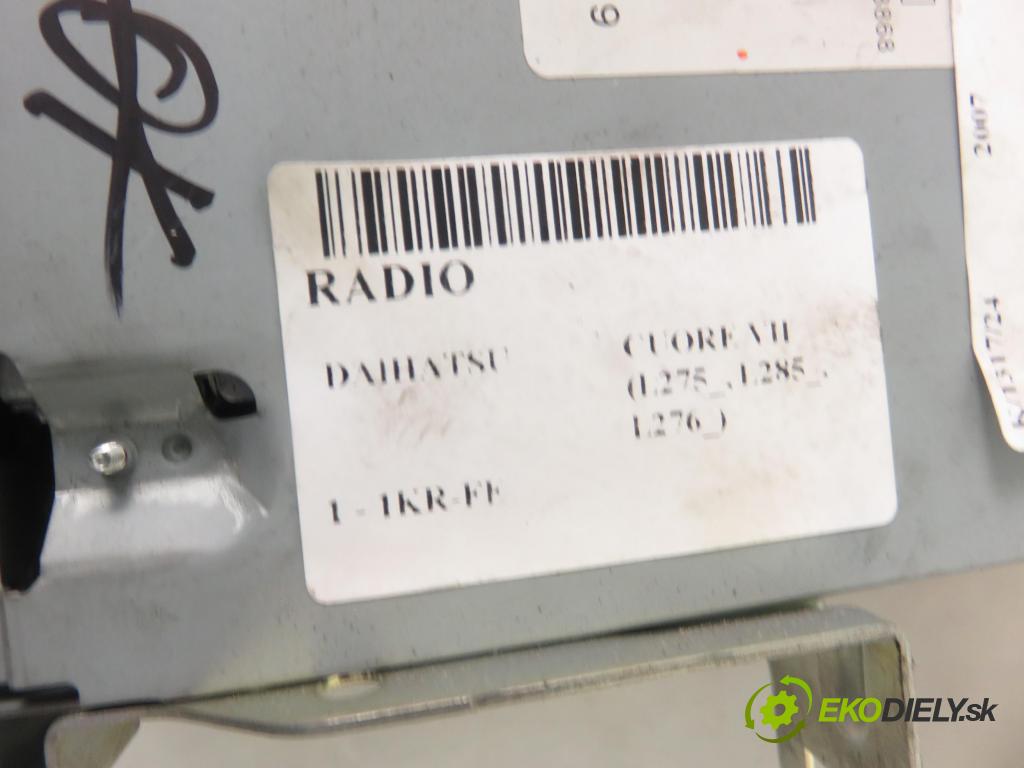 DAIHATSU CUORE VII (L275_, L285_, L276_) HB 2007 51,00 1 - 1KR-FE 998,00 RADIO CD 86180B2430