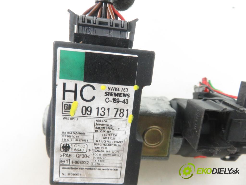 OPEL VECTRA B Kombi (J96) KOMBI 1999 74,00 1.6 16V 100 1598,00 spinačka 09131781 ; 5WK4763 (Spínacie skrinky a kľúče)