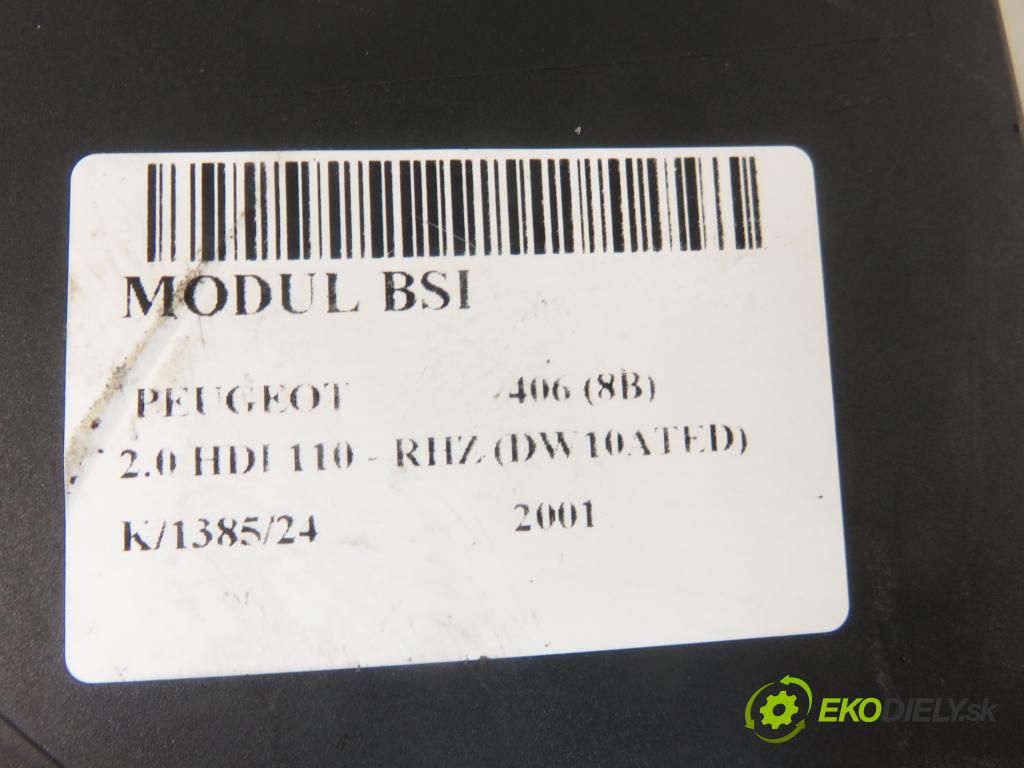 PEUGEOT 406 (8B) SEDAN 2001 80,00 2.0 HDI 110 1997,00 MODUL BSI 9645872180