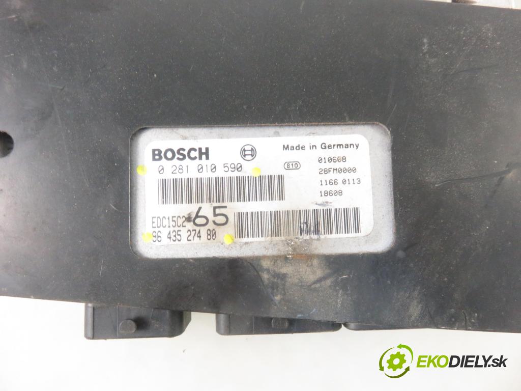 PEUGEOT 406 (8B) SEDAN 2001 80,00 2.0 HDI 110 1997,00 řídící jednotka motora 0281010590 ; 9643527480