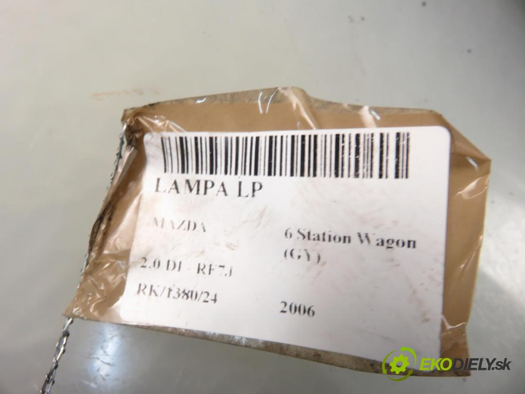 MAZDA 6 Station Wagon (GY) KOMBI 2006 105,00 2.0 DI 143 - RF7J 1998,00 Svetlo LP