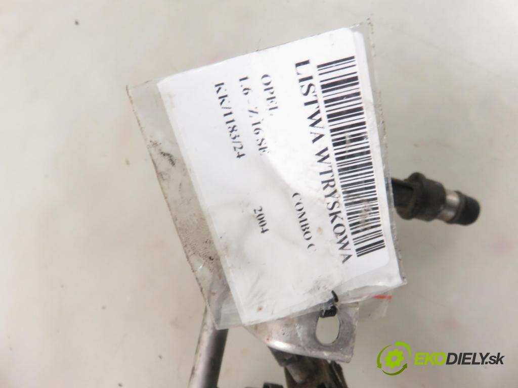 OPEL COMBO C KOMBIVAN 2004 62,00 1.6 8V 84 - Z 16 SE 1598,00 Lišta vstrekovacia 25317316 (Vstrekovacie lišty)