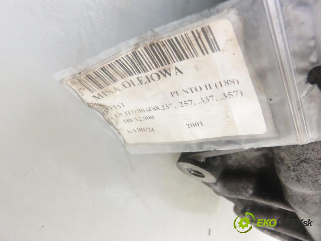 FIAT PUNTO (188_) HB 2001 59,00 1.9 JTD 80 - 188 A2.000 1910,00 Vaňa olejová (Olejové vane)