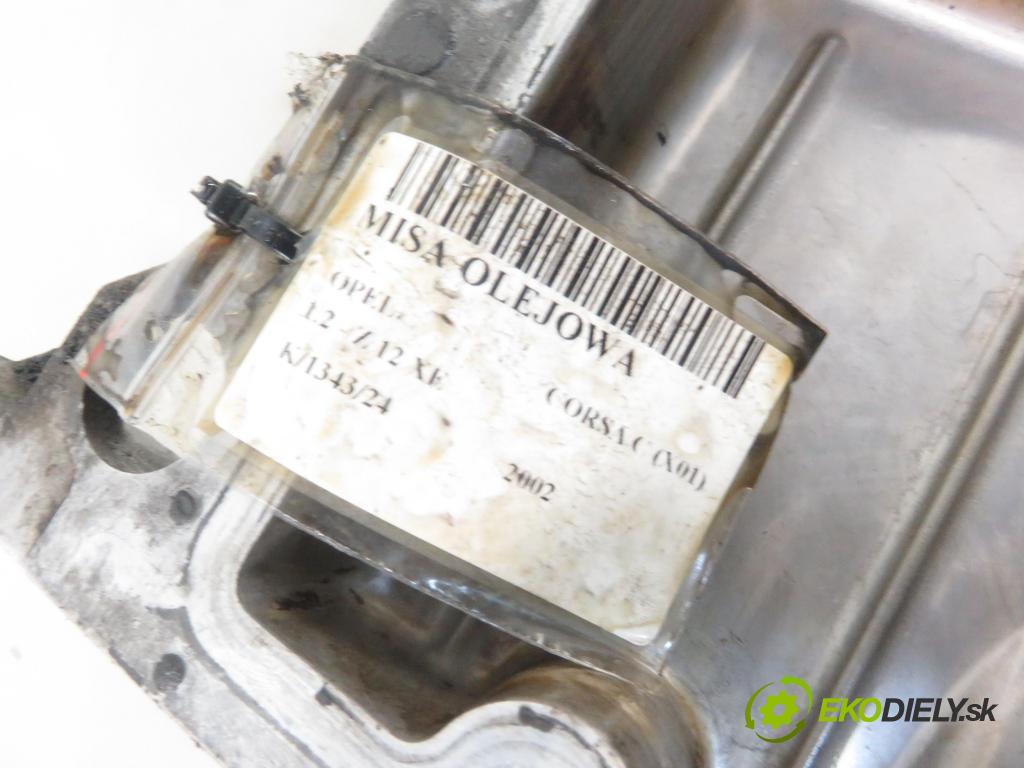 OPEL CORSA C (X01) HB 2002 55,00 1.2 16V 75 - Z 12 XE 1199,00 Vaňa olejová 9128621 (Olejové vane)