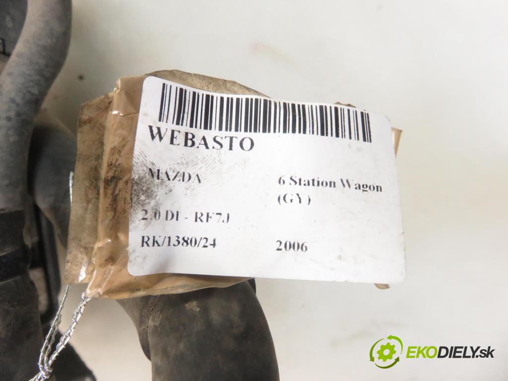 MAZDA 6 Station Wagon (GY) KOMBI 2006 105,00 2.0 DI 143 - RF7J 1998,00 Webasto 000002021131 (Webasto)