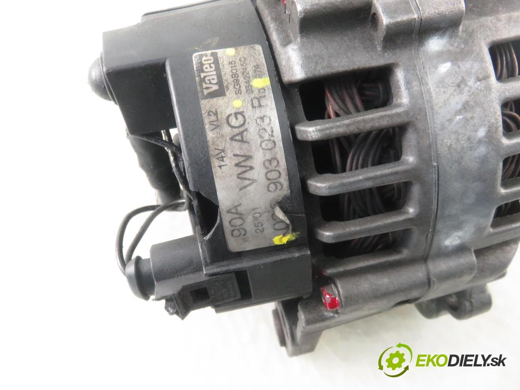 AUDI A3 (8L1) HB 2001 96,00 1.9 TDI PD 130 - ASZ 1896,00 Alternátor 038903023R ; SG9B015 (Alternátor)
