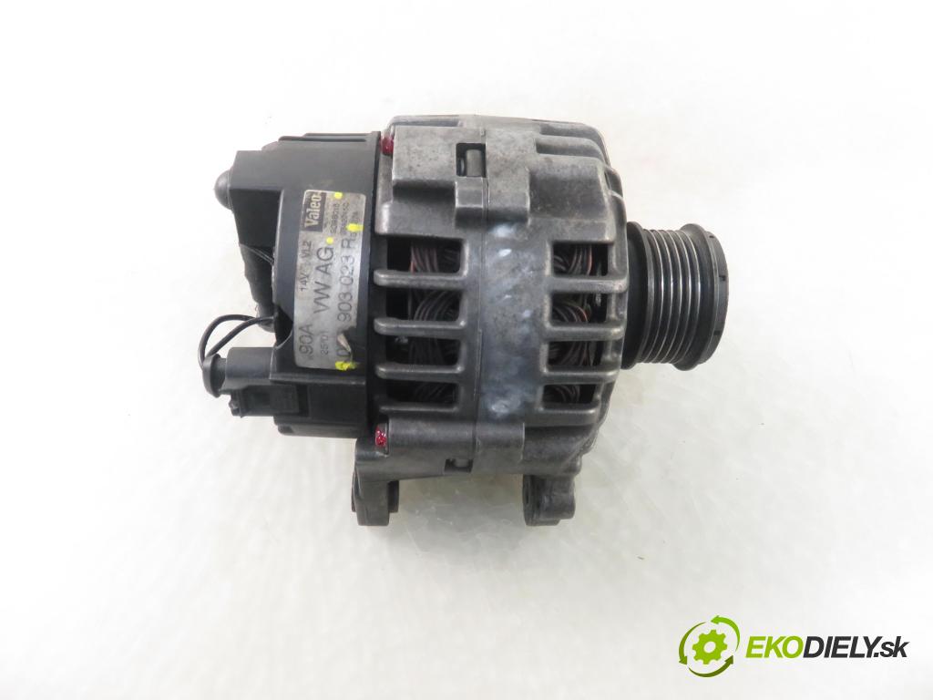 AUDI A3 (8L1) HB 2001 96,00 1.9 TDI PD 130 - ASZ 1896,00 Alternátor 038903023R ; SG9B015 (Alternátor)