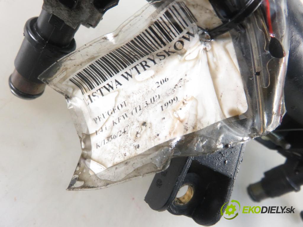 PEUGEOT 206 liftback (2A/C) HB 1999 55,00 1.4 75 - KFW 1360,00 Lišta vstrekovacia 9628982980D ; 001F002A (Vstrekovacie lišty)