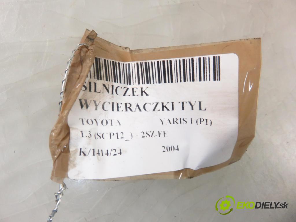 TOYOTA YARIS (_P1_) HB 2004 64,00 1.3 VVTi 87 - 2SZ-FE 1298,00 motorek stěrače ZADNÍ: 851300D010 ; 53014212