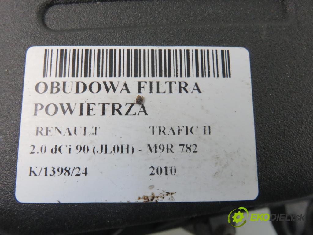 RENAULT TRAFIC II Autobus (JL) BUS 2010 0,00 2.0 dCi 90 (JL0H) - M9R 782 1995,00 Obal filtra vzduchu 8200760899B (Obaly filtrov vzduchu)