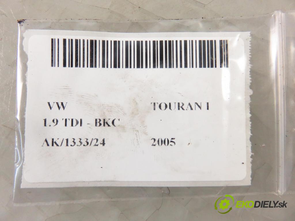 VW TOURAN (1T1, 1T2) MINIVAN 2005 77,00 1.9 TDI - BKC 1896,00 váha vzduchu vzduchu F00C2G2055