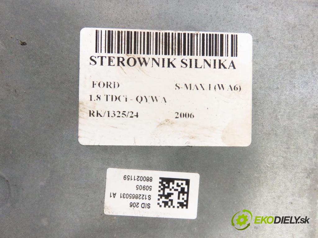 FORD S-MAX (WA6) MINIVAN 2006 92,00 1.8 TDCi 125 - QYWA 1753,00 řídící jednotka motora 7G9112A650TF ; 5WS40589GT