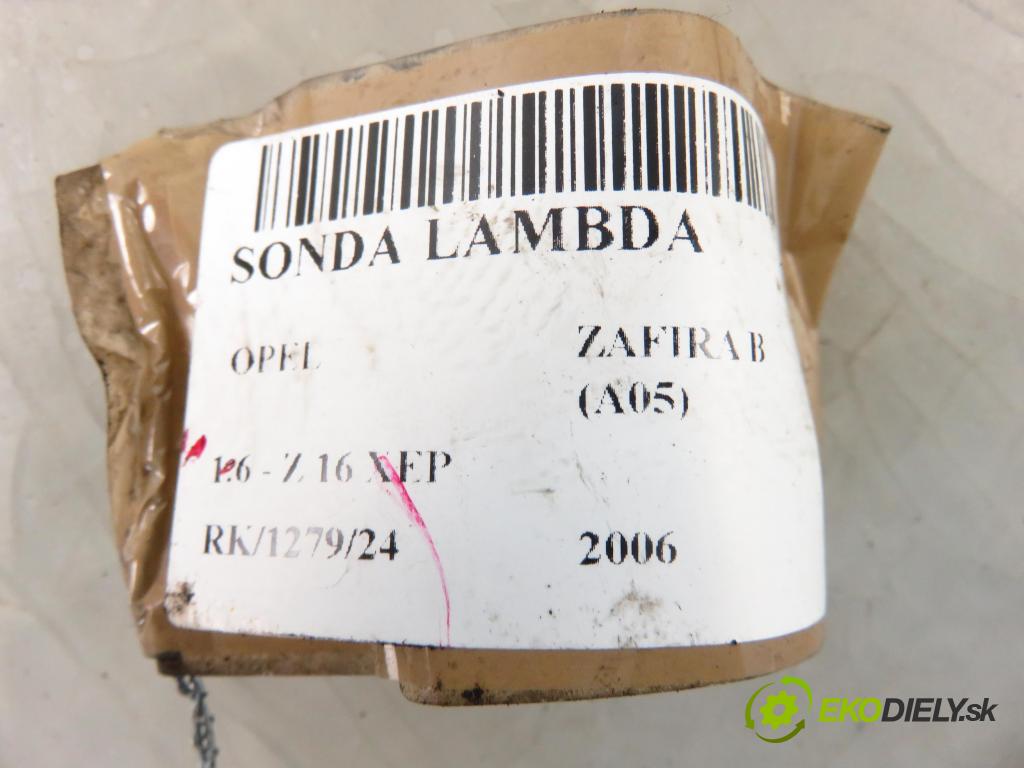 OPEL ZAFIRA B (A05) MINIVAN 2006 77,00 1.6 105 - Z 16 XEP 1598,00 sonda lambda 55560617 (Lambda sondy)