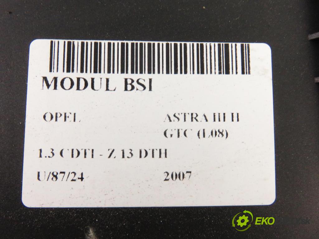 OPEL ASTRA H GTC (L08) HB 2007 0,00 1.3 CDTI - Z 13 DTH 1248,00 MODUL BSI 13222173HT ; 5DK00866933