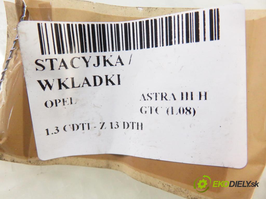 OPEL ASTRA H GTC (L08) HB 2007 0,00 1.3 CDTI - Z 13 DTH 1248,00 spinačka N0501881 ; 2421430 (Spínacie skrinky a kľúče)