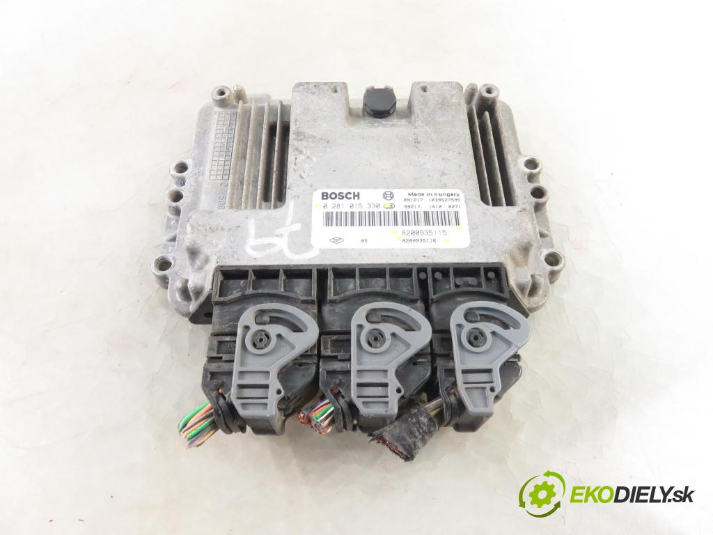 RENAULT TRAFIC II Autobus (JL) BUS 2010 0,00 2.0 dCi 90 (JL0H) - M9R 782 1995,00 řídící jednotka motora 0281015330 ; 8200935115