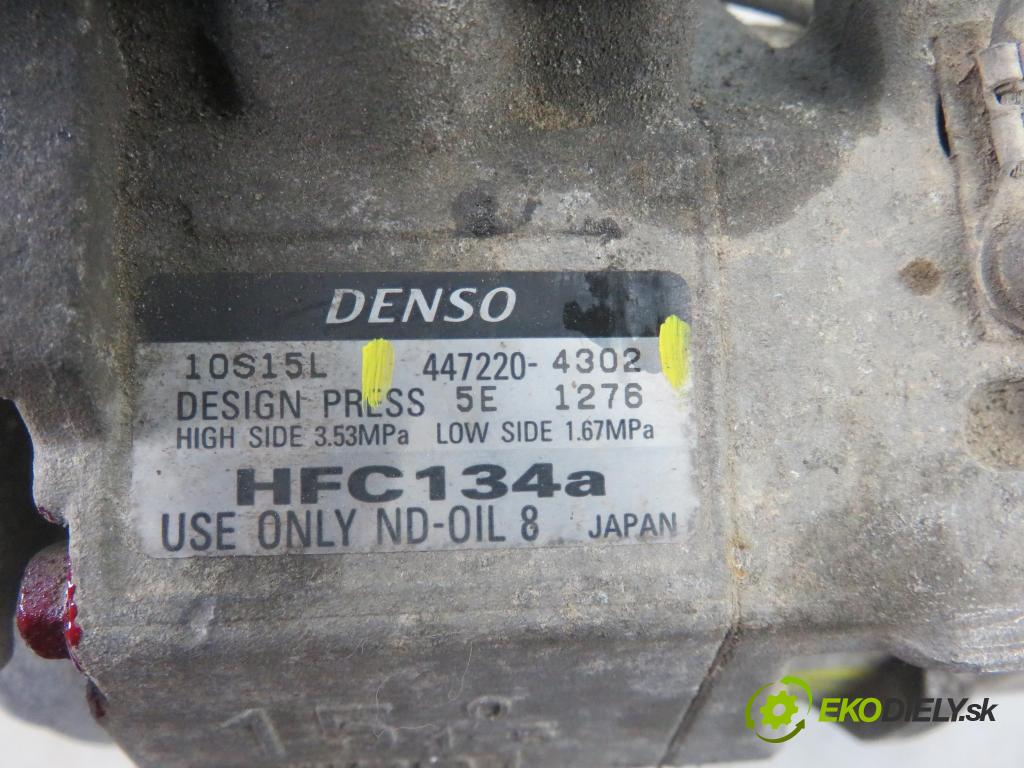 TOYOTA RAV 4 II (_A2_) SUV 2003 85,00 2.0 D-4D 4WD 116 - 1CD-FTV 1995,00 KOMPRESOR: klimatizace 4472204302 (Kompresory)