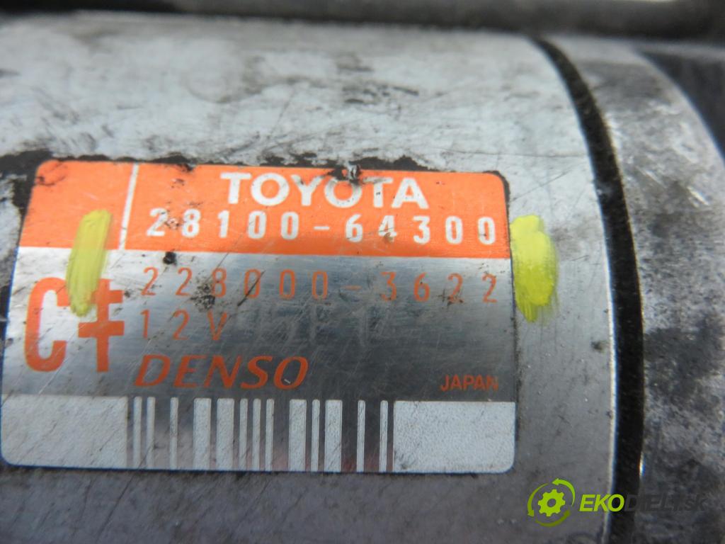 TOYOTA RAV 4 II (_A2_) SUV 2003 85,00 2.0 D-4D 4WD 116 - 1CD-FTV 1995,00 Štartér 2810064300 ; 2280003622 (Štartéry)