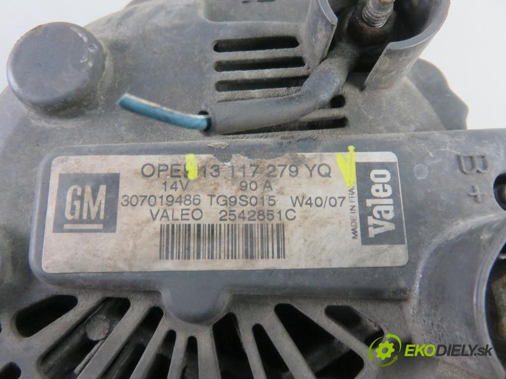 OPEL ASTRA H GTC (L08) HB 2007 0,00 1.3 CDTI - Z 13 DTH 1248,00 Alternátor 13117279YQ (Alternátory)